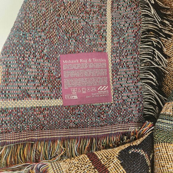 Mohawk Tapestry Blanket Throw Soldier Men Nutcracker Christmas Holiday - Picture 2 of 5